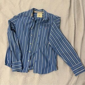 Men’s Hollister large Striped shirt